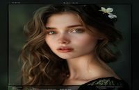 写真摄影精选专区封面，专业摄影师拍摄的高质量美女写真图集，光线柔和构图精美